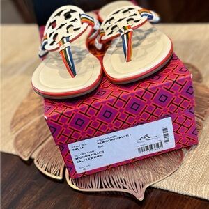 The iconic hard to find Tory Burch Miller Sandal!